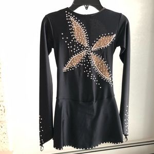 Figure skating dress with Swarovski crystals. 12yo